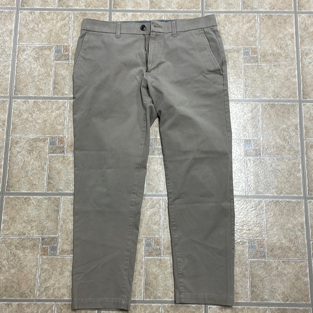 J.M. Haggar Slim Fit Tan Dress Pant